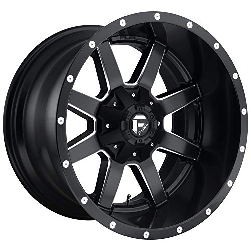 Buy 20X12 8X6.5 4.75BS D538 MAVERICK BLACK MILLED FUEL OFFROAD