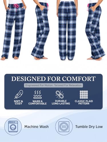 Image of Ashford & Brooks Women's Super Soft Flannel Plaid Pajama Sleep Pants