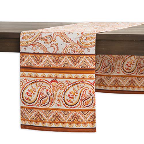 Maison D 'Hermione Palatial Paisley 100% boumwolle Camino de Mesa 50 cm x 150 cm