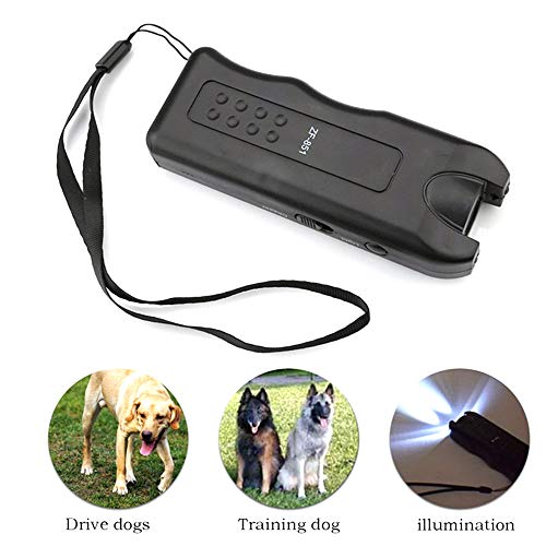 KKmoon Anti Barking Stop Bark Pet Cães Dispositivo de Treinamento Portátil Handheld LED Ultrasonic D