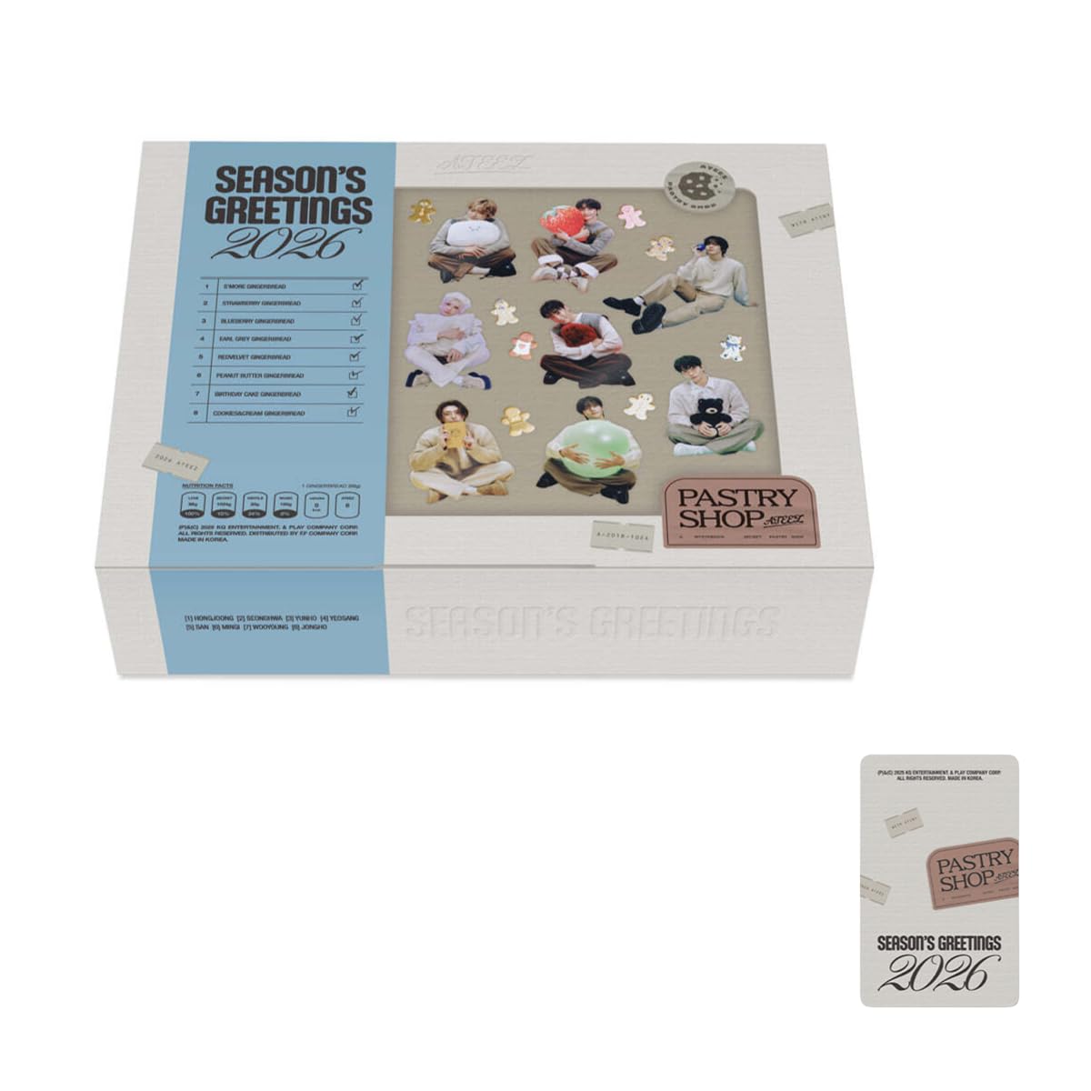 A-TEEZ 2026 Season's Greetings Pastry Shop + POB (even after presale period)