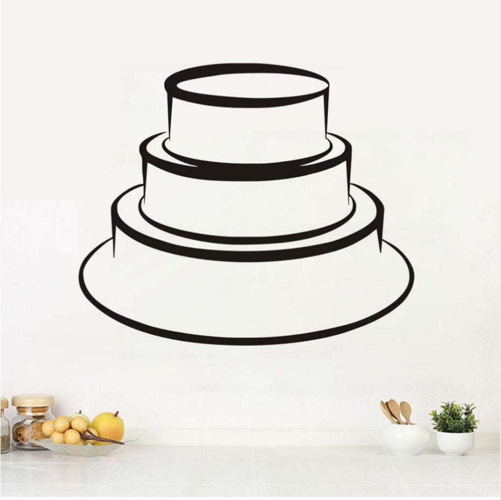 Scmkd Waterproof PVC Kitchen Wall Sticker Three Tier Big