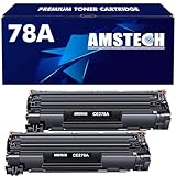 Amstech Compatible Toner Cartridge Replacement for HP 78A CE278A, Black, 2 Pack