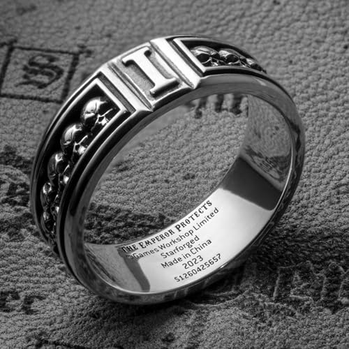 Starforged Compatible with Warhammer 40k Insignia Aquilon [Sterling Silver/Gold Plated] 1 PC4