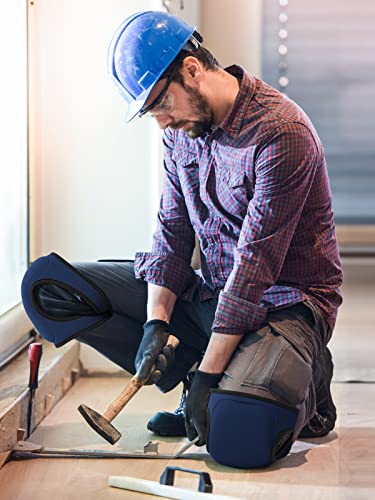 Pliksuver Knee Pads For Gardening-Men/Women Knee Pads With 30Mm Thick Eva Foam And Adjustable Straps, Work Knee Pads For Construction Work, Gardening Maintain, Floor Cleaning, Great Gardening Gifts (Blue) #TOP5