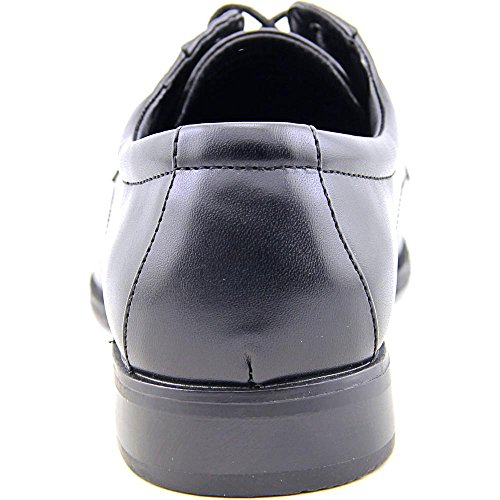 Alfani Mens Andrew Faux Leather Memory Foam Derby Shoes Black 8 Medium (D)4