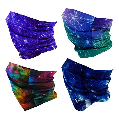 Image of Elastic Headwear Bandana Headband Half Face Mask Scarf Neck UV Sun Protection