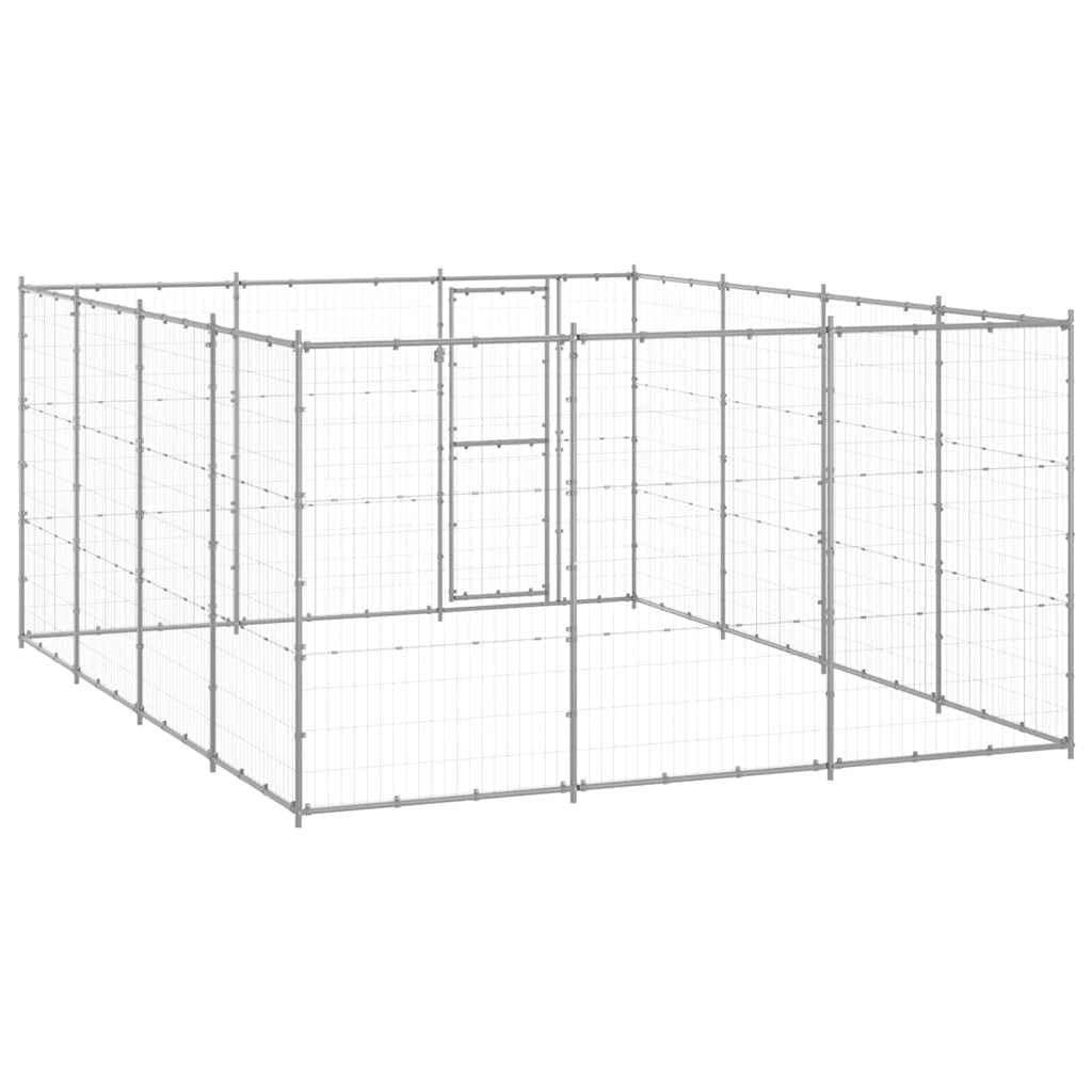 Cuccia per cani in acciaio zincato, 14,52 m²