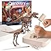 Discovery MINDBLOWN Toy Dinosaur 3D Fossil Skeleton Excavation Kit, Includes 15 Pc T-Rex/10 Pc Velociraptor Replica Puzzle Bones, Tool Kit W/ Hammer, Chisel, and Brush, an Educational STEM Gift