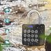 Foxlock Smart Lock Combination Padlock, Fingerprint Gate Lock with Codepad, Biometric Keyless Combo Lock with Bluetooth APP, Waterproof for Storage Unit Outdoor Fence Gate Shed Gym Locker
