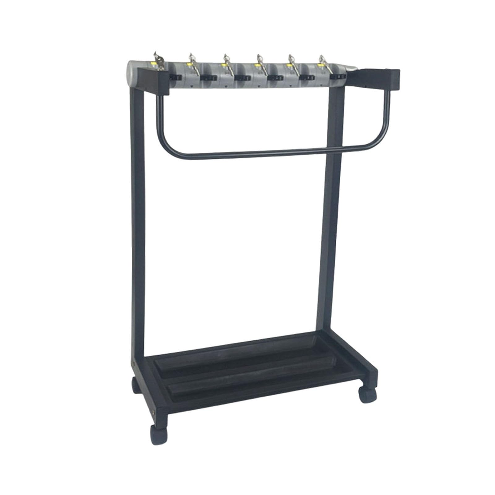 Portaombrelli in stile industriale – Stand organizer | Vassoio raccogligocce rimovibile, ruota girevole per casa, ufficio, hotel o uso commerciale(A)