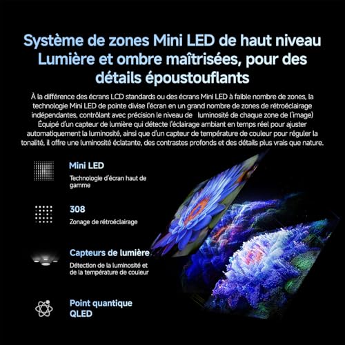 Xiaomi TV Mini LED 55 2026 - vue 4