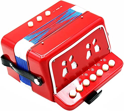 10 Teclas de Control para Niños Con Un Sonido Claro Y Hermoso Para Principiantes Acordeón Instrumentos...