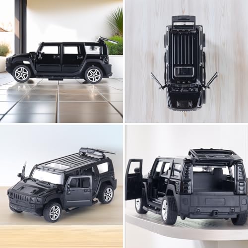 Image of 1:37 Metal Die-cast Humm - Black