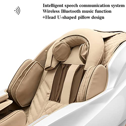 AMLF Cadeira de massagem elétrica de corpo inteiro 3D Zero Gravity elétrica, cadeira de massagem rel