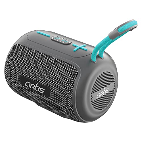 Artis SoundPro 10 5W TWS Portable 5.0 Bluetooth Speaker with IPX6 Waterproof/Inbuilt-FM/USB Input/TF Card Input & Hands Free Calling (Grey)