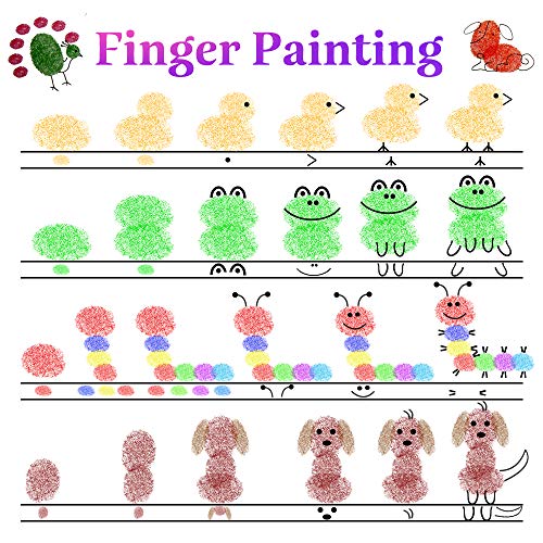 image for Halovin Craft Ink Stamp Pads for Kids,15 Color Craft Ink Pad for Stamp