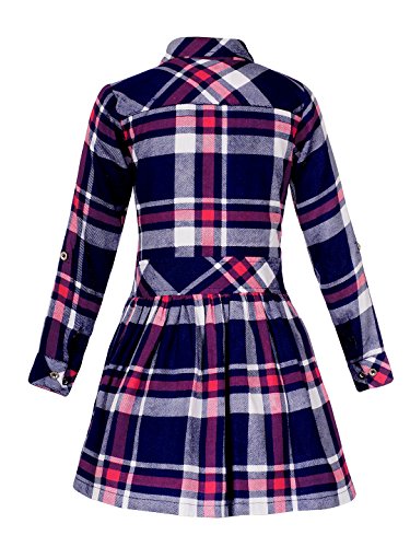 Image of Naughty Ninos Girls Shirt Dress (NN00382DRS Red 7-8 Years)