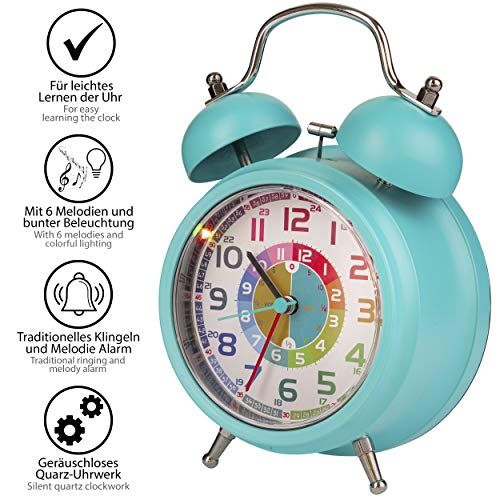 ONVAYA® - Sveglia per bambini | Orologio educativo...