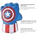 Toydaze Captain America Gloves, Matching Fists to Captain America’s Costume, Shield, Captain America Toy, 1 Pair