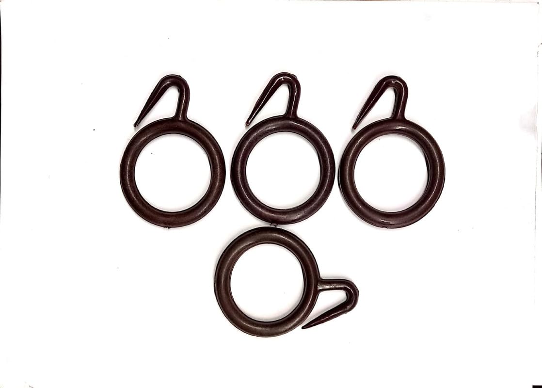 Quality Wise Plastic Curtain Rings Hooks for Doors, Windows & Bathroom Décor, 2 inchs (Pack of 30 pcs Sandal) (B0C94DJXLX) Amazon Price History, Amazon Price Tracker