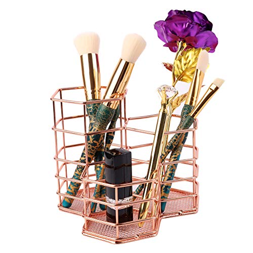 Preisvergleich Produktbild Mrinb Metall Aufbewahrungskorb,Lagerungs Korb Büro Speicher Schreibtisch Organisator Desktop Zur Tischveredelung, zur Aufbewahrung von Kleidung, Fruchtsnacks, Küchenablagen, Stifthalter, Vasen