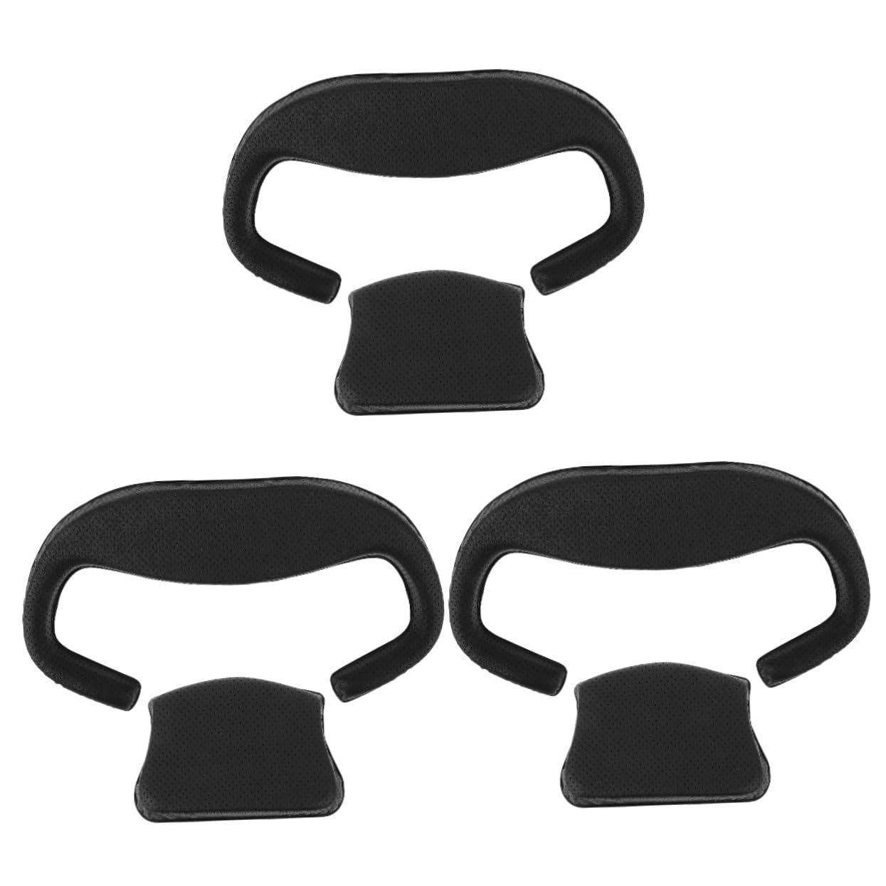 Gadpiparty 3sätze Crystal Vr Augenmaske Atmungsaktives Schweißfestes Gesichtspad Für Vr-Brillen Weich Und Hautfreundlich Ergonomisch Für Komfortable Passform Zubehör Für Gaming-headsets