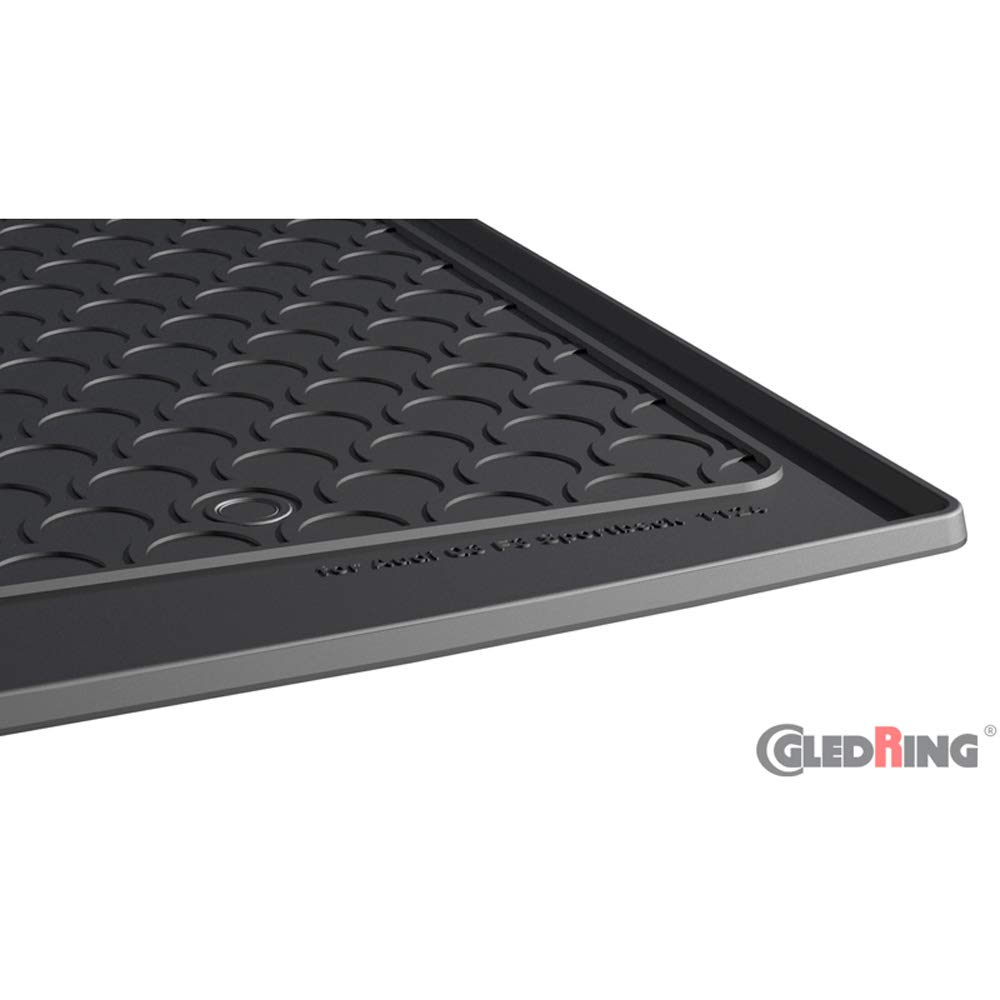 Tappeto Bagagliaio in Rubbasol (Gomma) Compatibile con Audi Q3 Sportback (F3N) 2019- (Piano di carico Alto variabile)