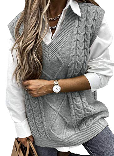 Aleumdr Damen Pullover Elegant Strickpullover Casual Pullover Damen...