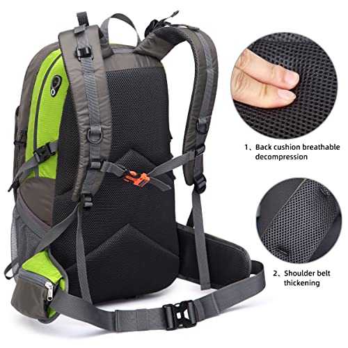 Speedpark Hiking Backpack 40L Waterproof Lightweight Hiking Daypack With Rain Cover, Outdoor Trekking Travel Backpacks For Men Women #TOP4