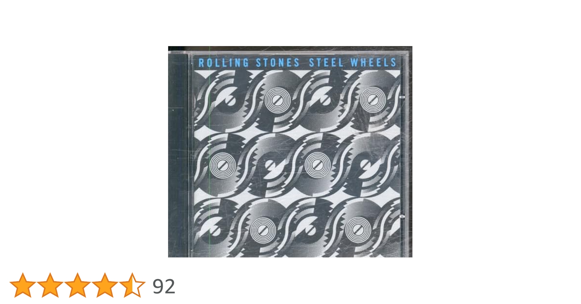 稀少EUオリジナルSteel Wheelsローリングストーンズレコード Steel Wheels】(1989) Rolling Stones アーバンな装いで再始動
