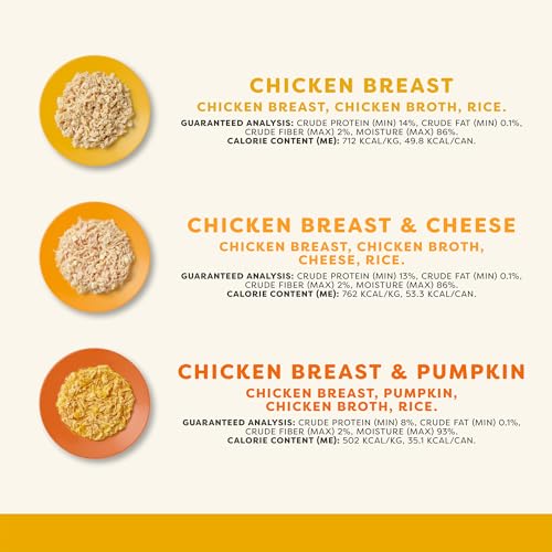 Image of Applaws Chicken Variety in Broth Wet Cat Food 3-Flavor 16-Pack 2.47 oz Cans | 100% Natural, High Quality Ingredients, High Protein, No Artificial Additives, Limited Ingredients