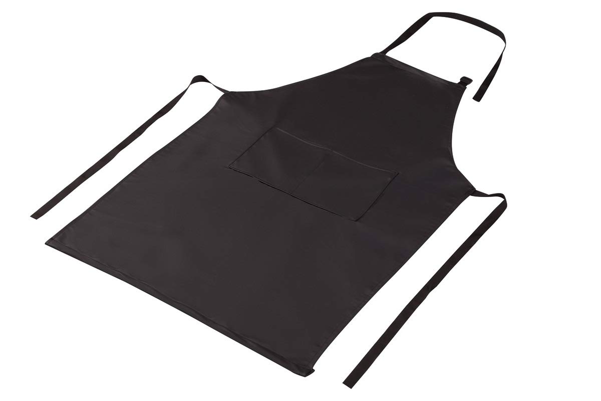 Grembiule Professionale Nero Per Parrucchiere, Barbiere E Coffee Shop, Con Tasche E Collo Regolabile, Personalizzabile Con Nome - 4