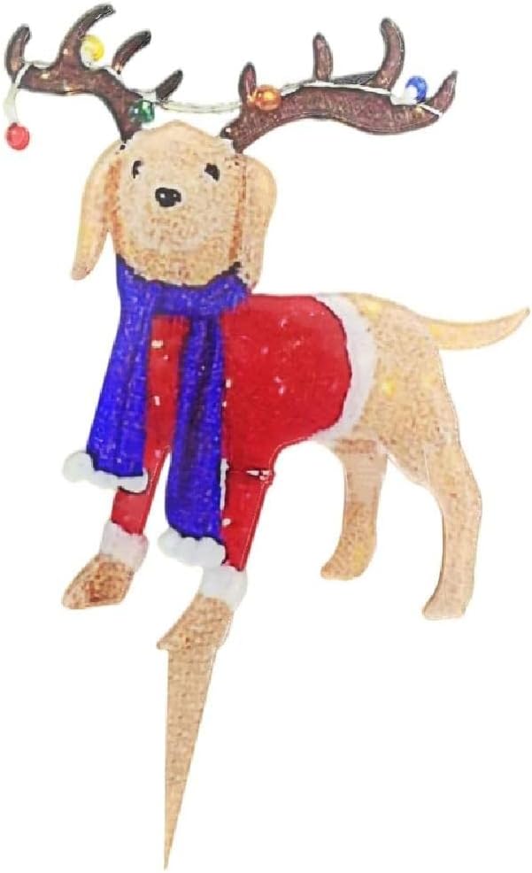 chengzui Christmas Luminous Animal Decoration LED Glowing Animal Decorations Lights Lighted Holiday displays : Patio, Lawn & Garden