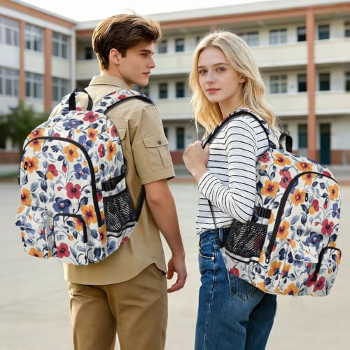 Mochilas de viaje para laptop con diseño de bolsas de libros 7