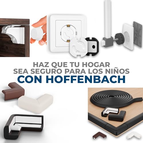 Miniatura 9 de Hoffenbach 12 X Protector De Esquinas Para Bebé Protectores De Seguridad En Espuma Para Bordes De Muebles Y Mesa Protección Infantil Autoadhesiva Para Bebés Y Niños En El Hogar - Negro