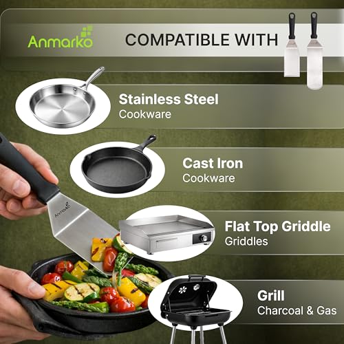 Image of Anmarko Disposable Shower Cover Hair Catcher Shower Drain Mesh Stickers, Bathroom, Laundry, Bathtub, Kitchen Iron Griddle, BBQ, Flat Top Grill - Commercial Grade