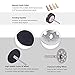 TACKLIFE 361 Accesorios de herramientas rotativas, diámetro de mangos 1/8"(3.2mm) con 4...