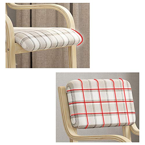 Chaise d'ordinateur compacte avec accoudoirs pour petit espace