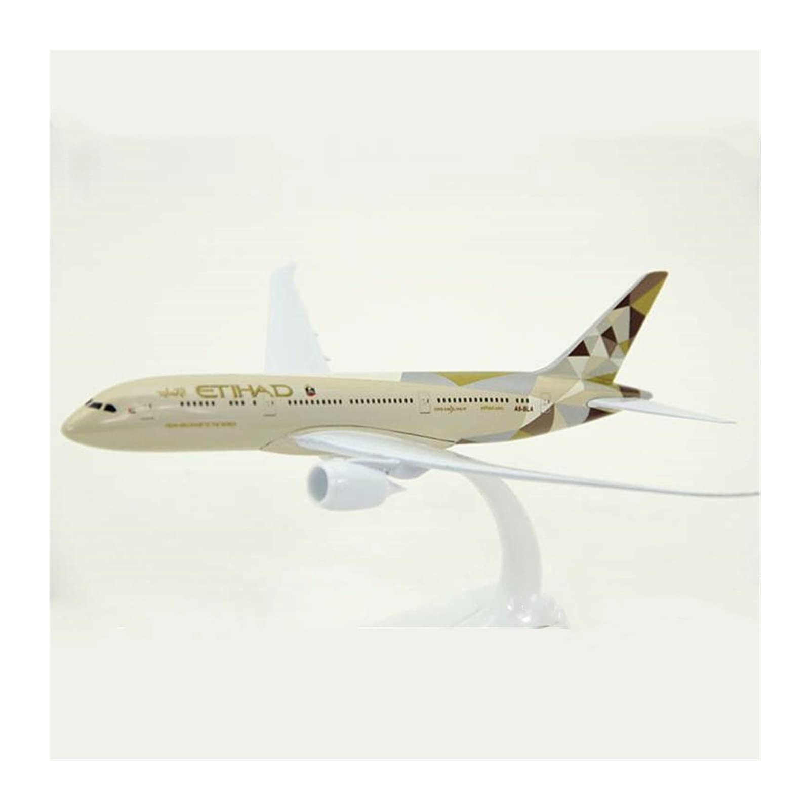 Feng Shui， 20cm samolot nadający się do lotnictwa Boeing B787 Model odlew metalowy zabawka prezent samolot pasażerski zestaw do gry dla dzieci Hobby