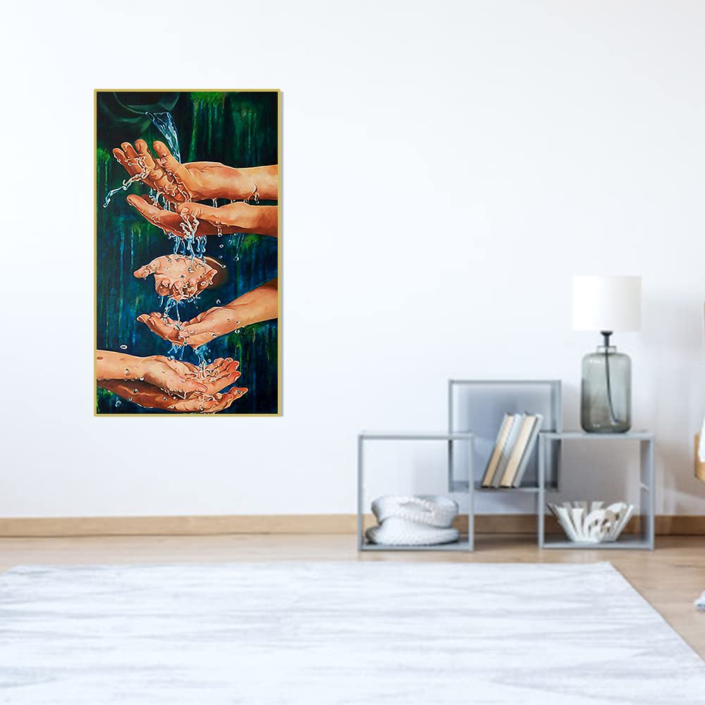 Diamond Painting Abstrait Guitare Rouge DCIDBEI - 45x85 Cm, Kit Complet Avec Strass Ronds, Art Créatif