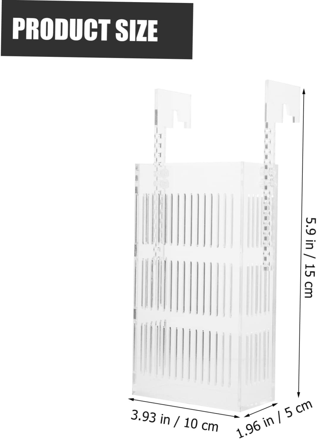Toy Aquarium Aquarium Divider Acrylic Fish Tank Isolation Box for Fish Fry Breeding