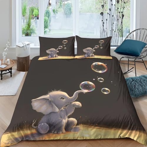 Housse de couette hérisson 3D 260x220 en microfibre hypoallergénique pour lit Super King - 4