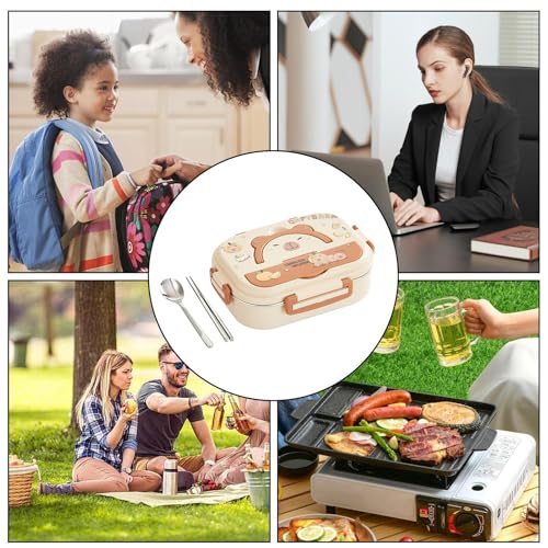 Contenedor de almuerzo hermético de acero inoxidable para niños 5