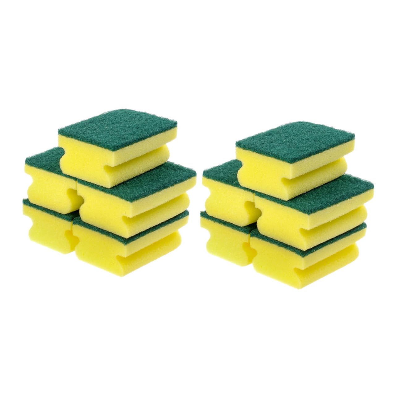 50pezzi Spugne Per Pulizia Cucina e Antigraffio Pad Multiuso Per Utensili e Piatti Riutilizzabili e Facili Da Lavare Per Pentole e Lavandini