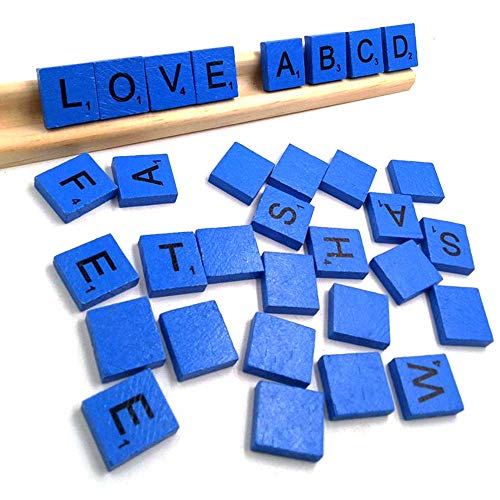 CZWESTC 8 Pcs Tile Rack Holder, Replacement Wood Racks, Wooden Replacement Letter Racks for Scrabbles, Majhong, Wood Letter