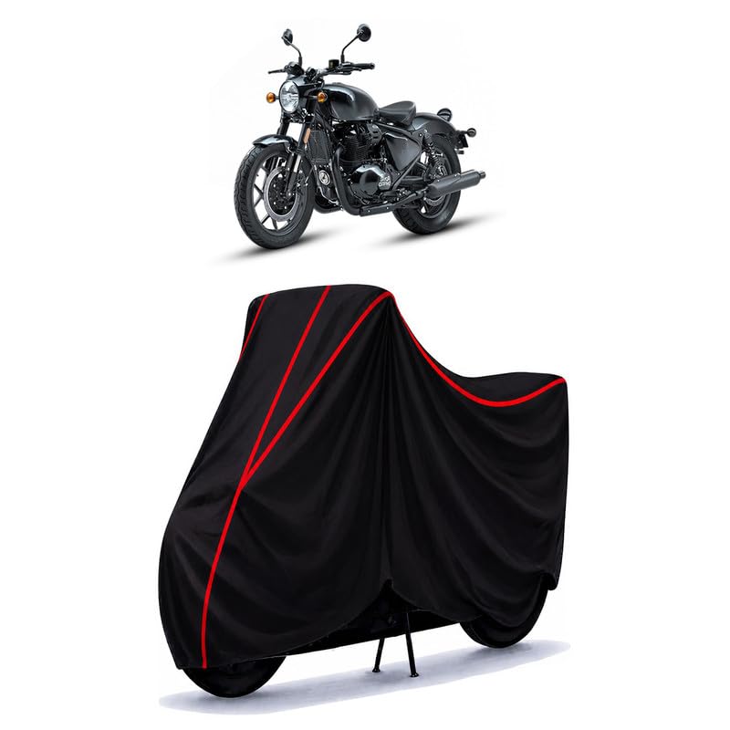 Image of Shotgun Water Resistant Bike Cover for All Motorcycles & Scooters | Heavy Duty Premium Taffeta Fabric | UV Protection, Dustproof, Scratchproof | All Weather Two Wheeler Body Cover with Elastic Bottom