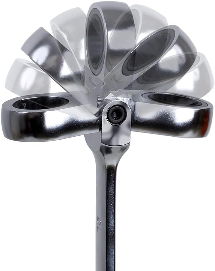 Beta 142SN 12-Point Flex Head, Ratcheting Combination Wrench, Metric 10mm