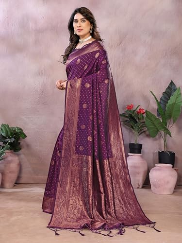 Image of Avantika Fashion Women's Kanjivaram Soft Silk Banarasi Sarees With Blouse Piece