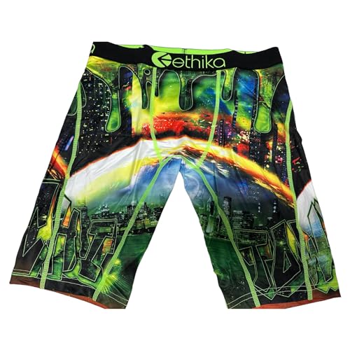 Ethika Mens Staple Boxer Brief | CHI TOWN CHICAGO #UMS196 - Size MENS SMALL Multicolor